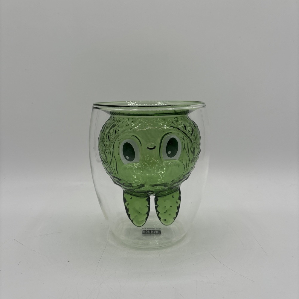Pop Mart Monsters‎ LABUBU Cheers! Double Walled Glass RELAX Green US Seller